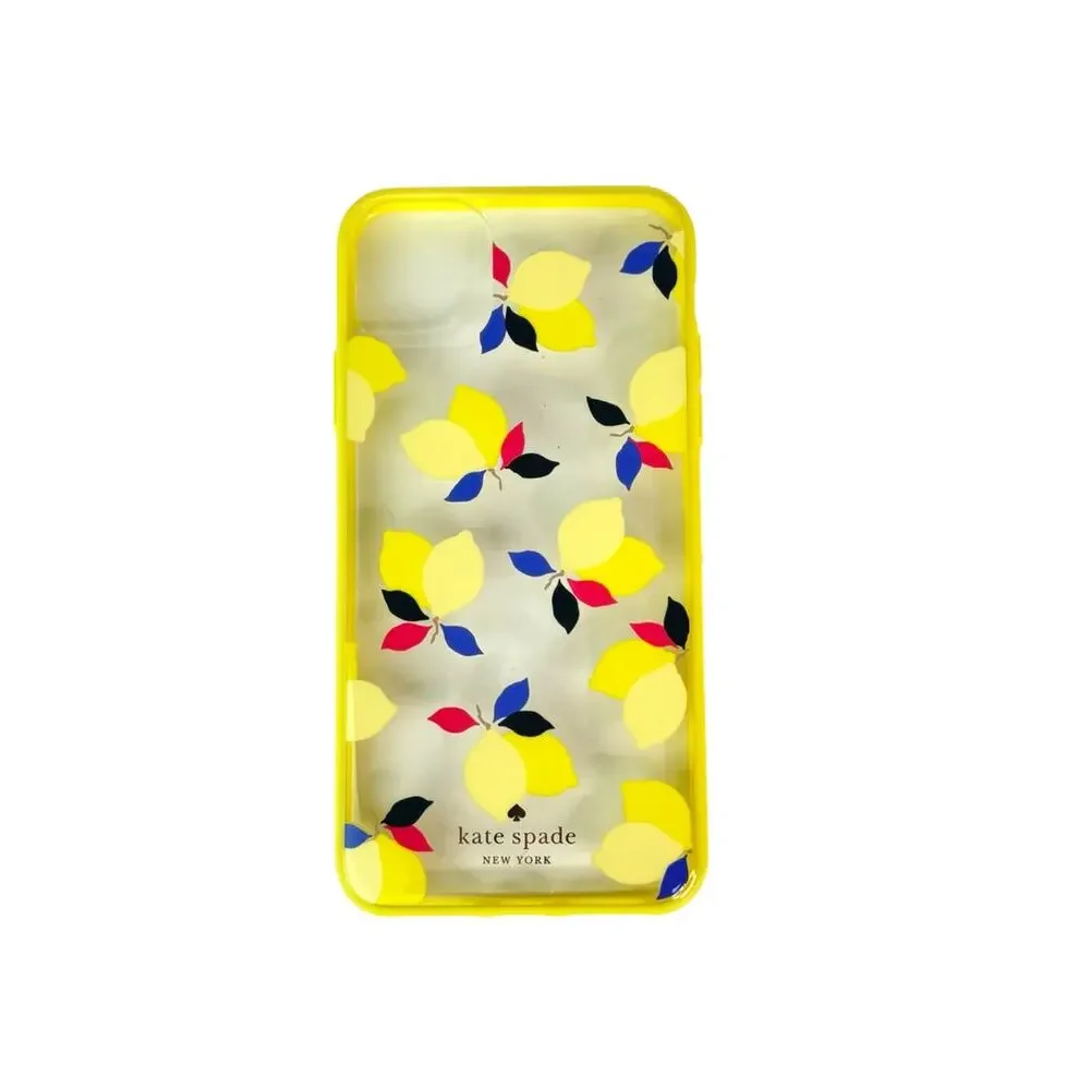 Kate Spade Clear Lemons Print iPhone 11 Pro Max Lemons Phone Case